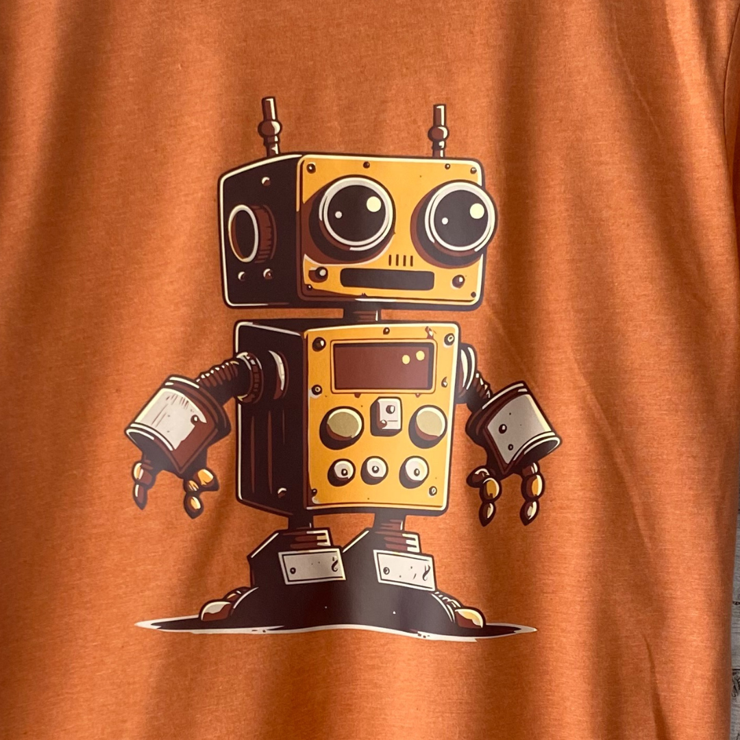 Retro Robot - Heather Sunset