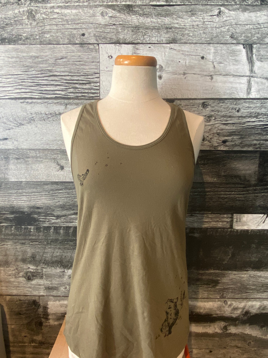 Women's tank top - Fox and bird