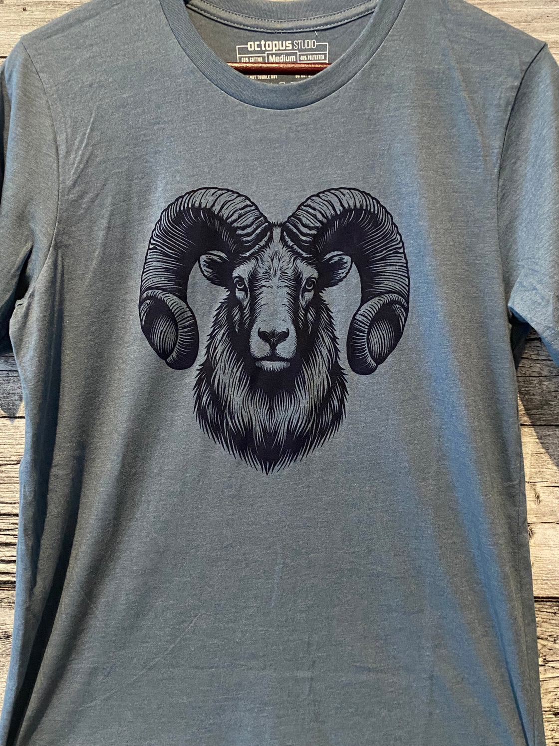 Big Horned Sheep - Slate Blue