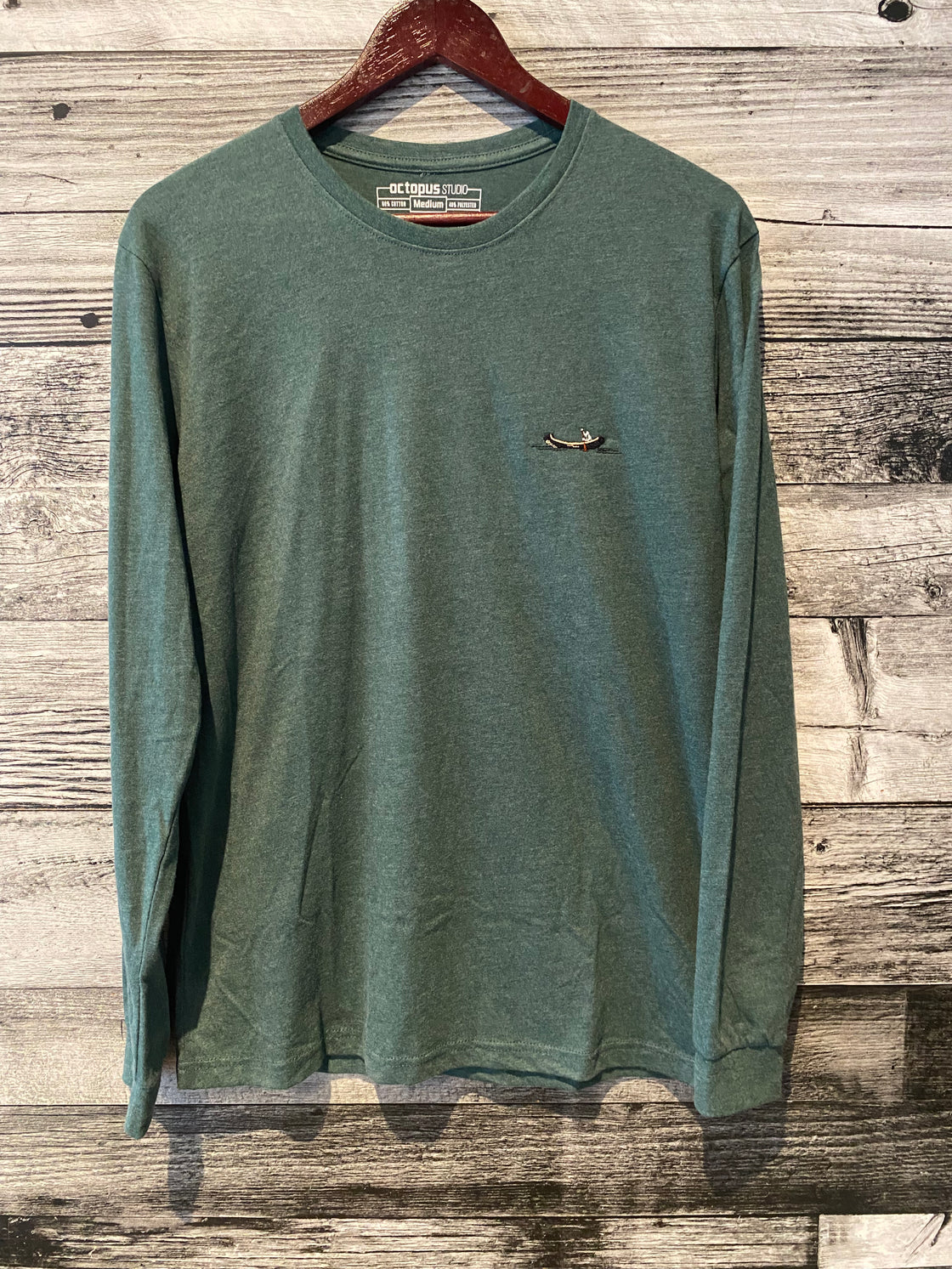 Long Sleeved Canoe Embroidered Tee