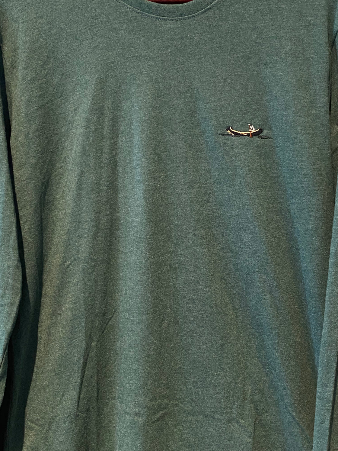 Long Sleeved Canoe Embroidered Tee