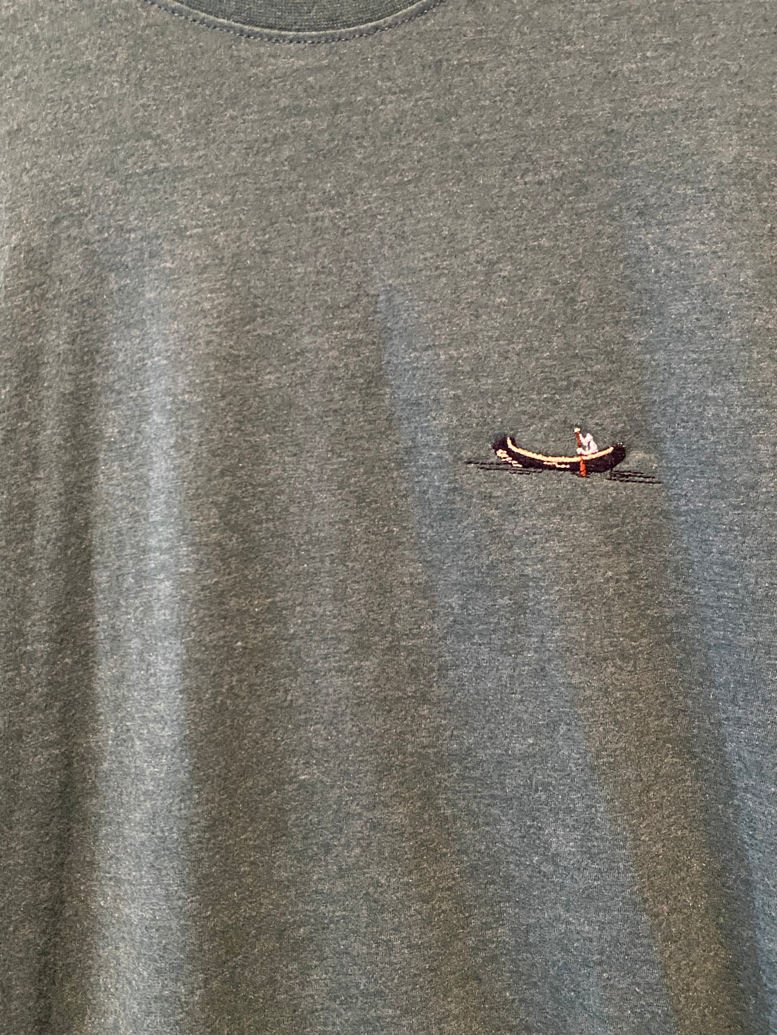 Long Sleeved Canoe Embroidered Tee