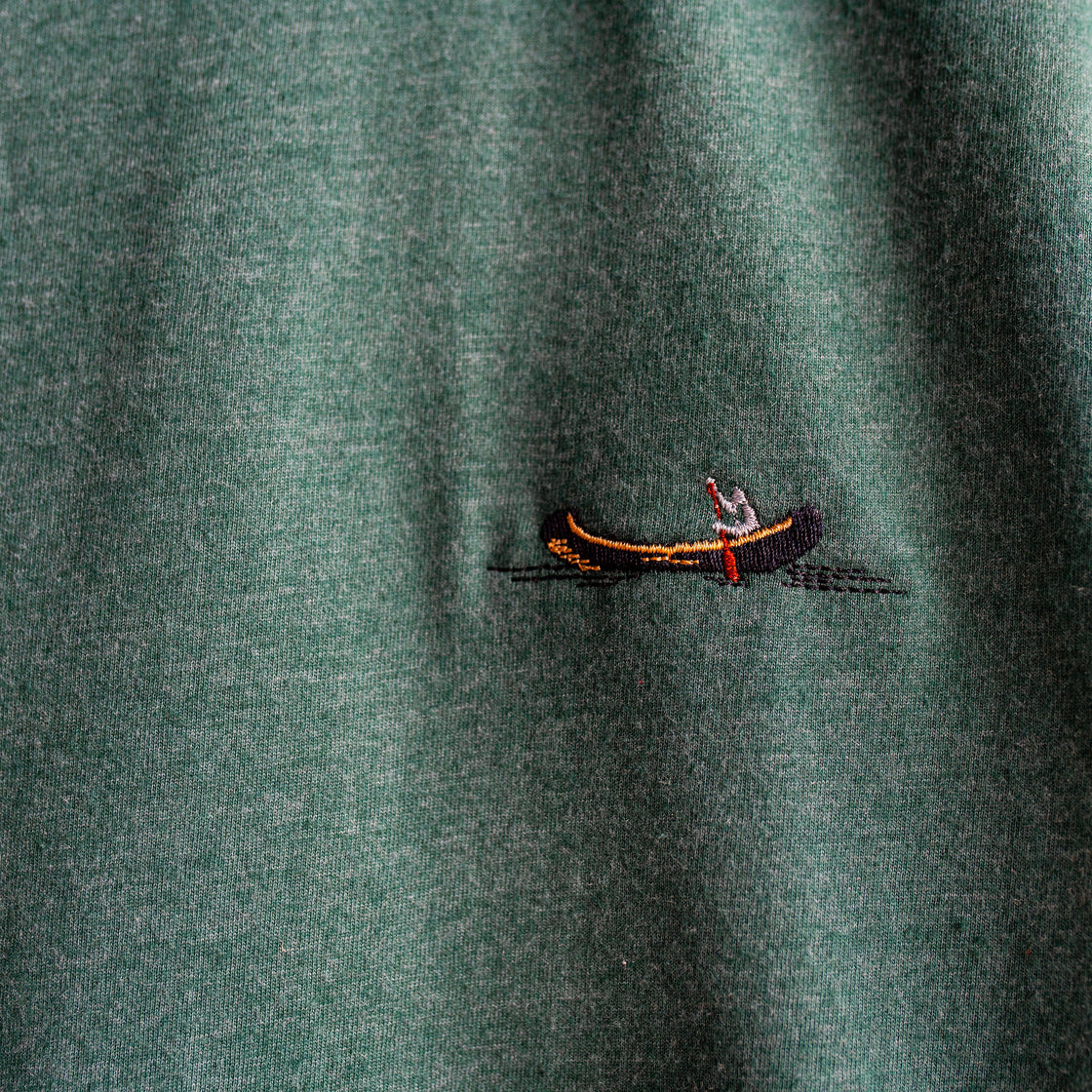 Canoe Embroidered Tee - Short Sleeved