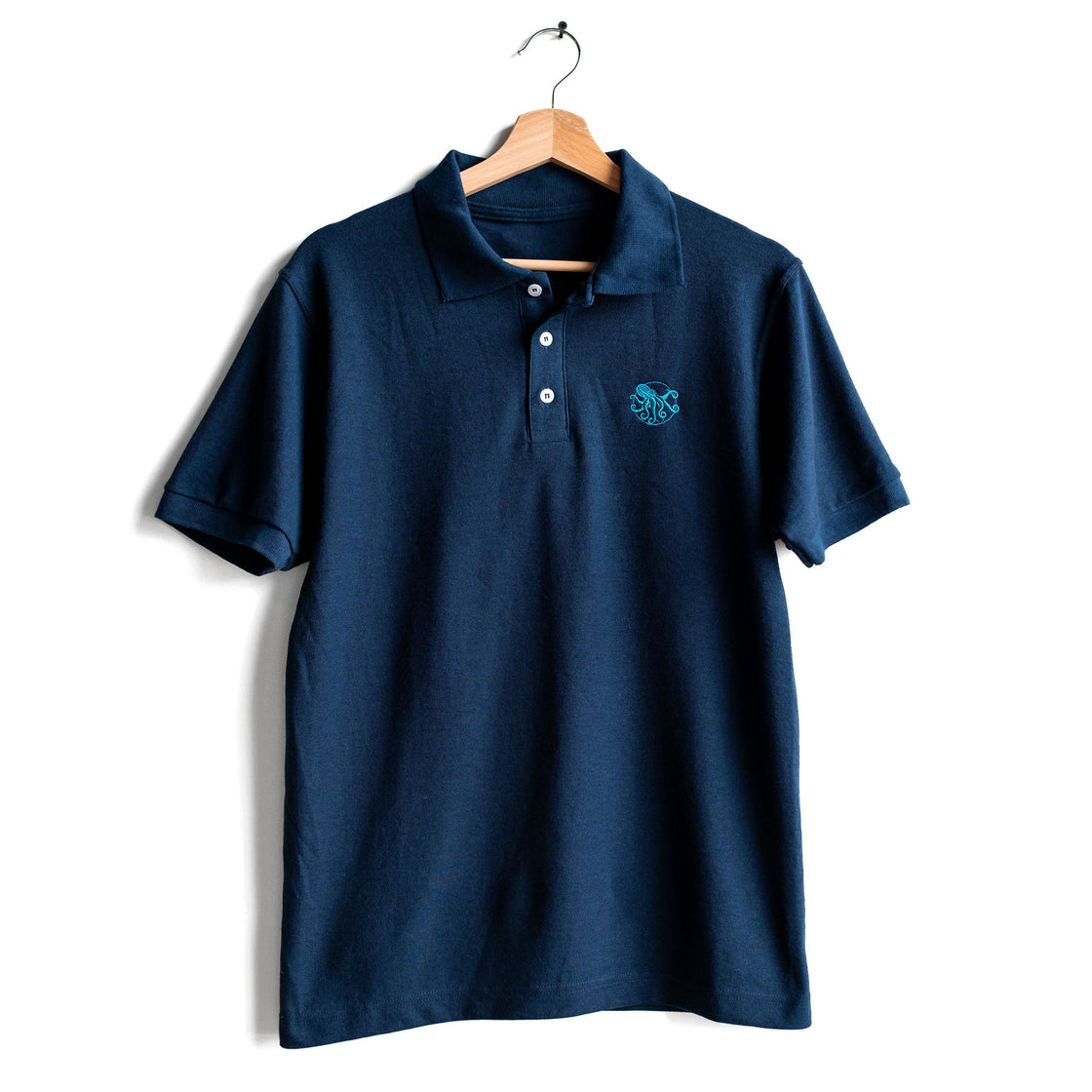 Embroidered Polo - Octopus