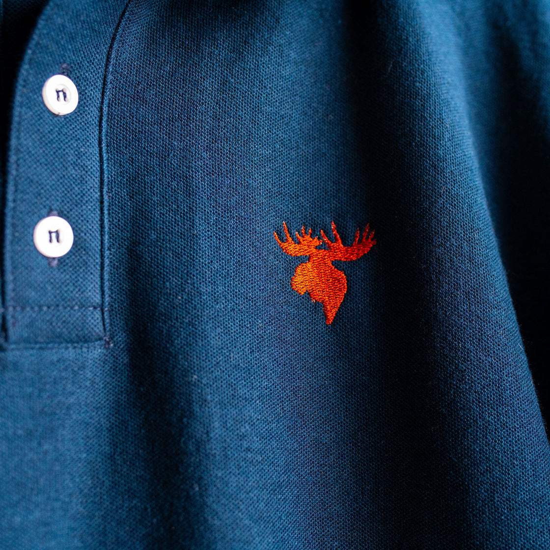 Embroidered Polo - Moose