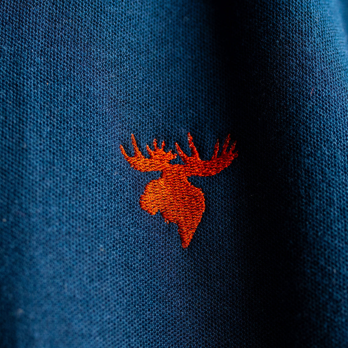Embroidered Polo - Moose