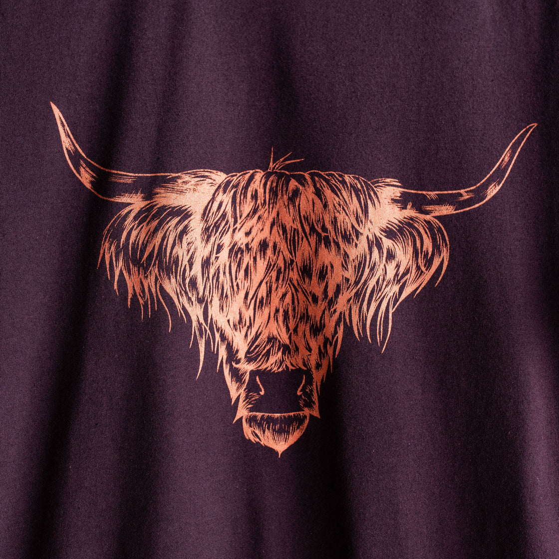 Highland Cow - Oxblood